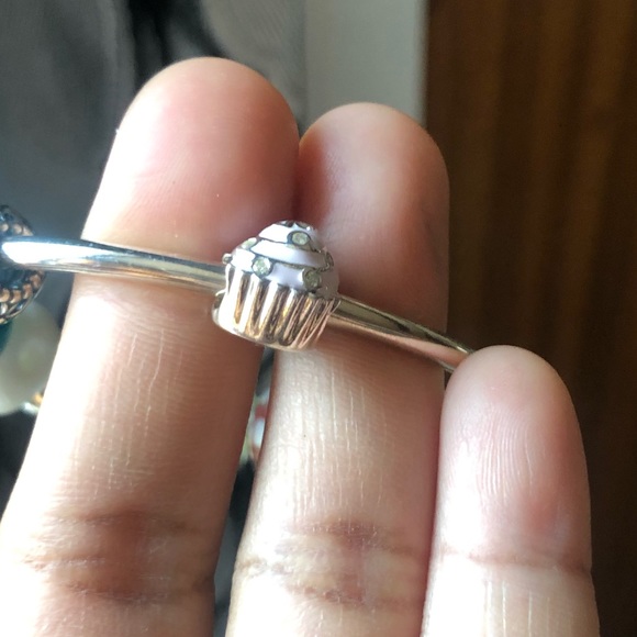 Authentic Pandora Bangle Bracelet w/ 13 Charms Jewelry - Picture 10 of 11